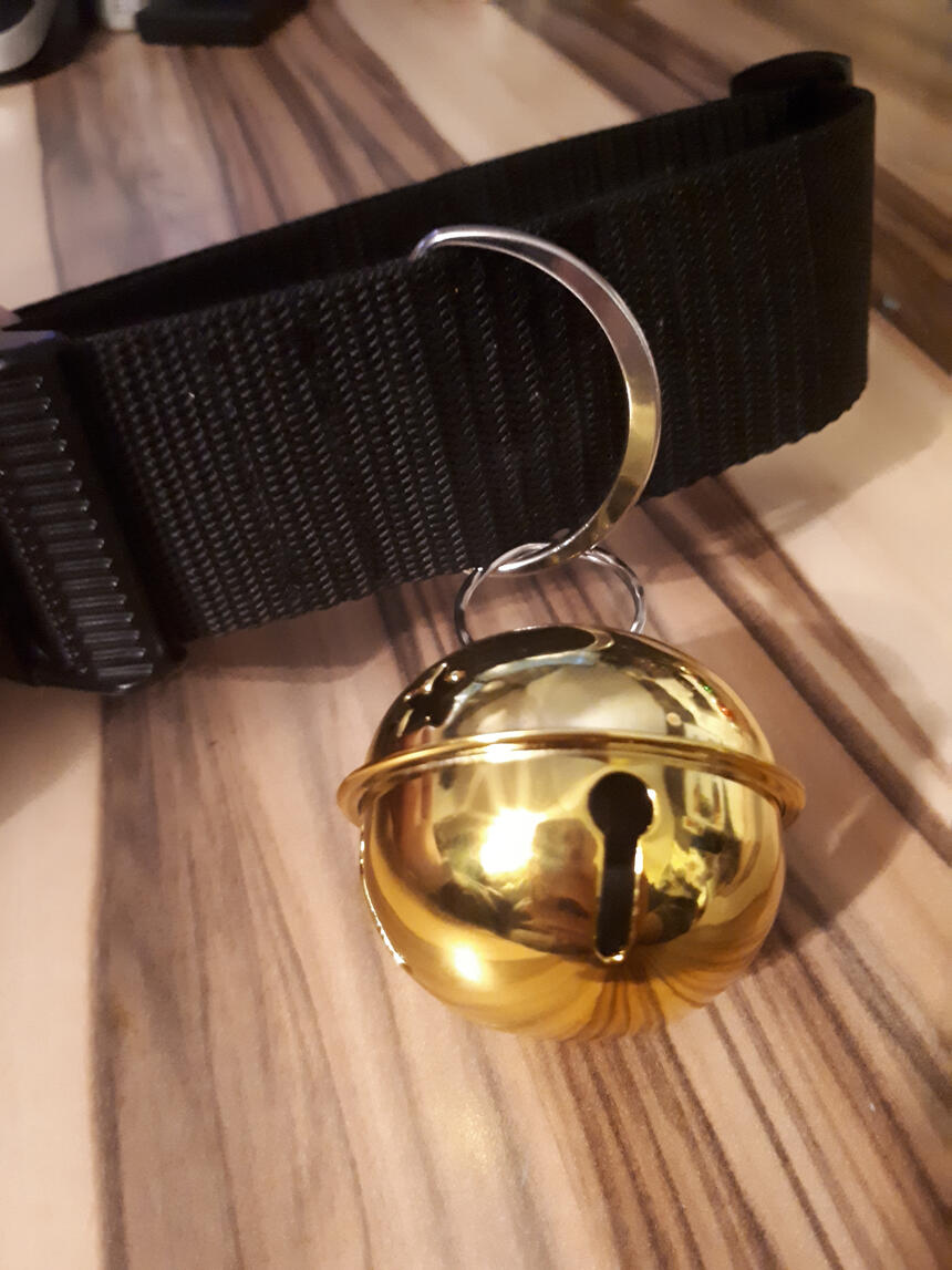 Fursuit collar with bell